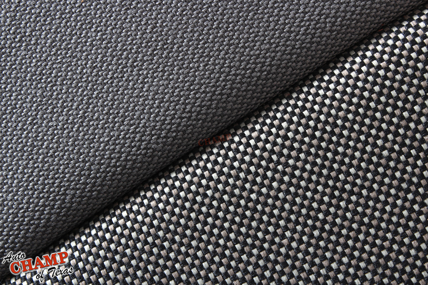2000-2002 Ford Ranger seat cover fabric close-up gray black pattern