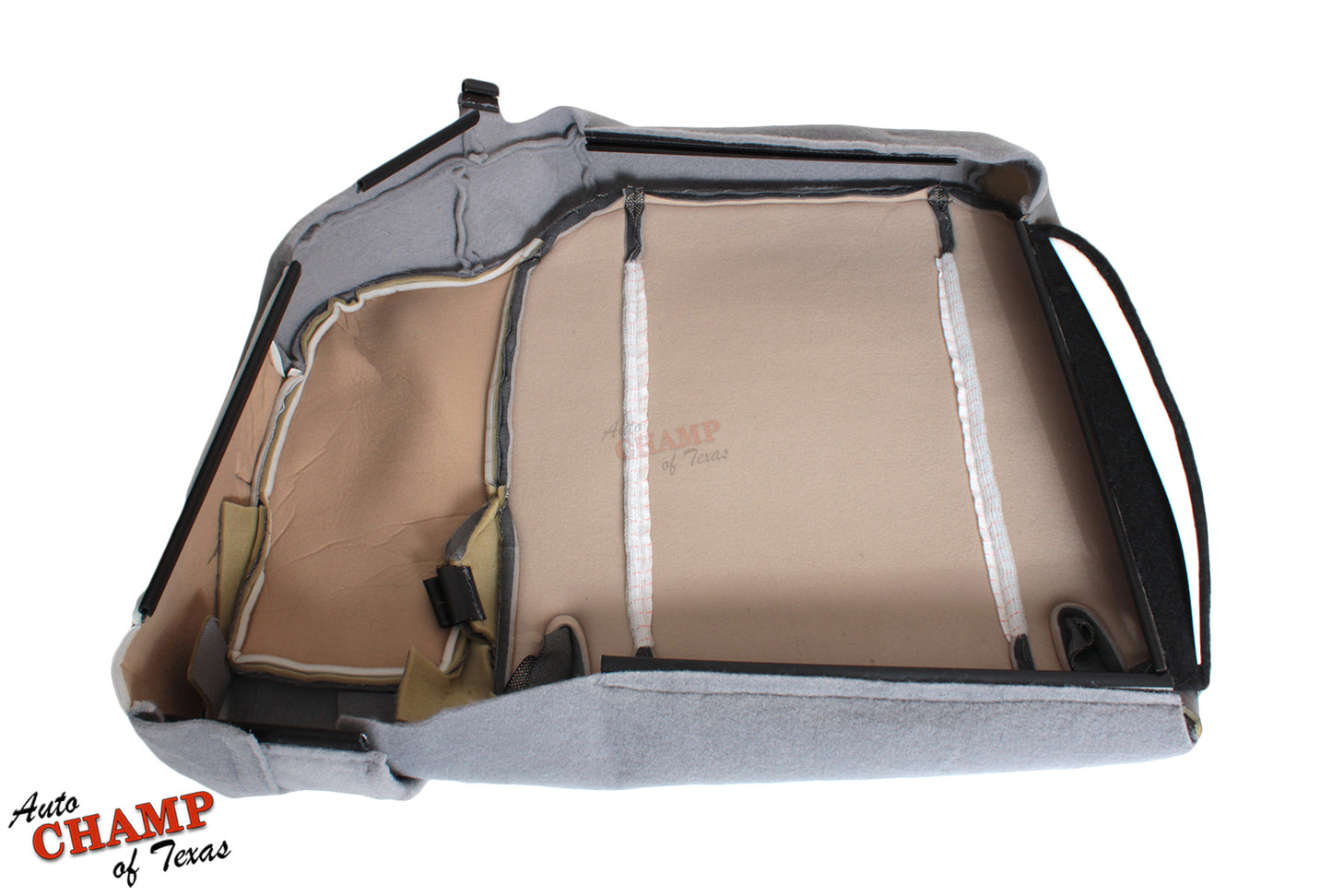 2000-2002 Ford Ranger seat cover underside view installation hooks