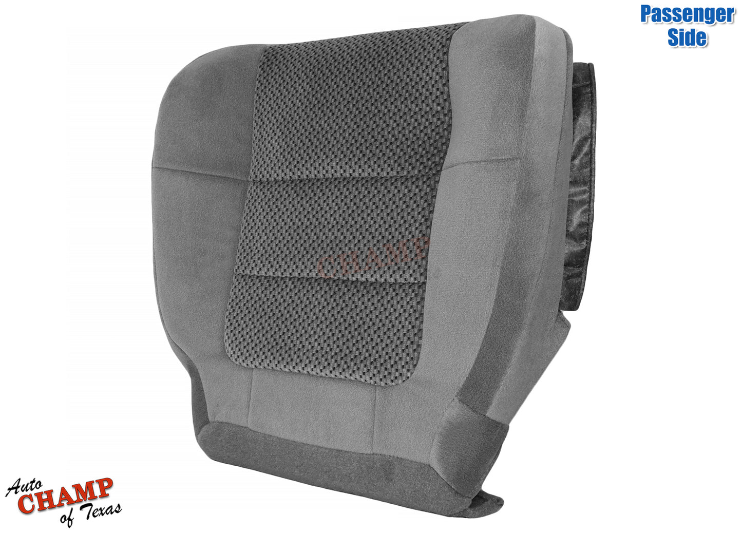 2001 2002 ford f150 x cab passenger seat bottom cover gray oem