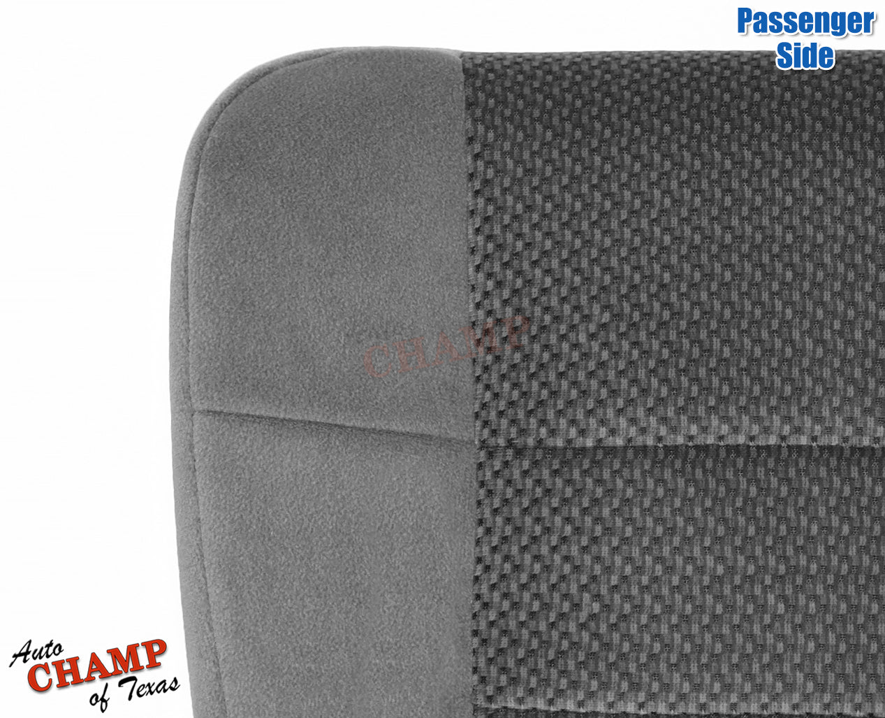 gray seat cover 2001 2002 ford f150 xlt x cab passenger bottom cloth