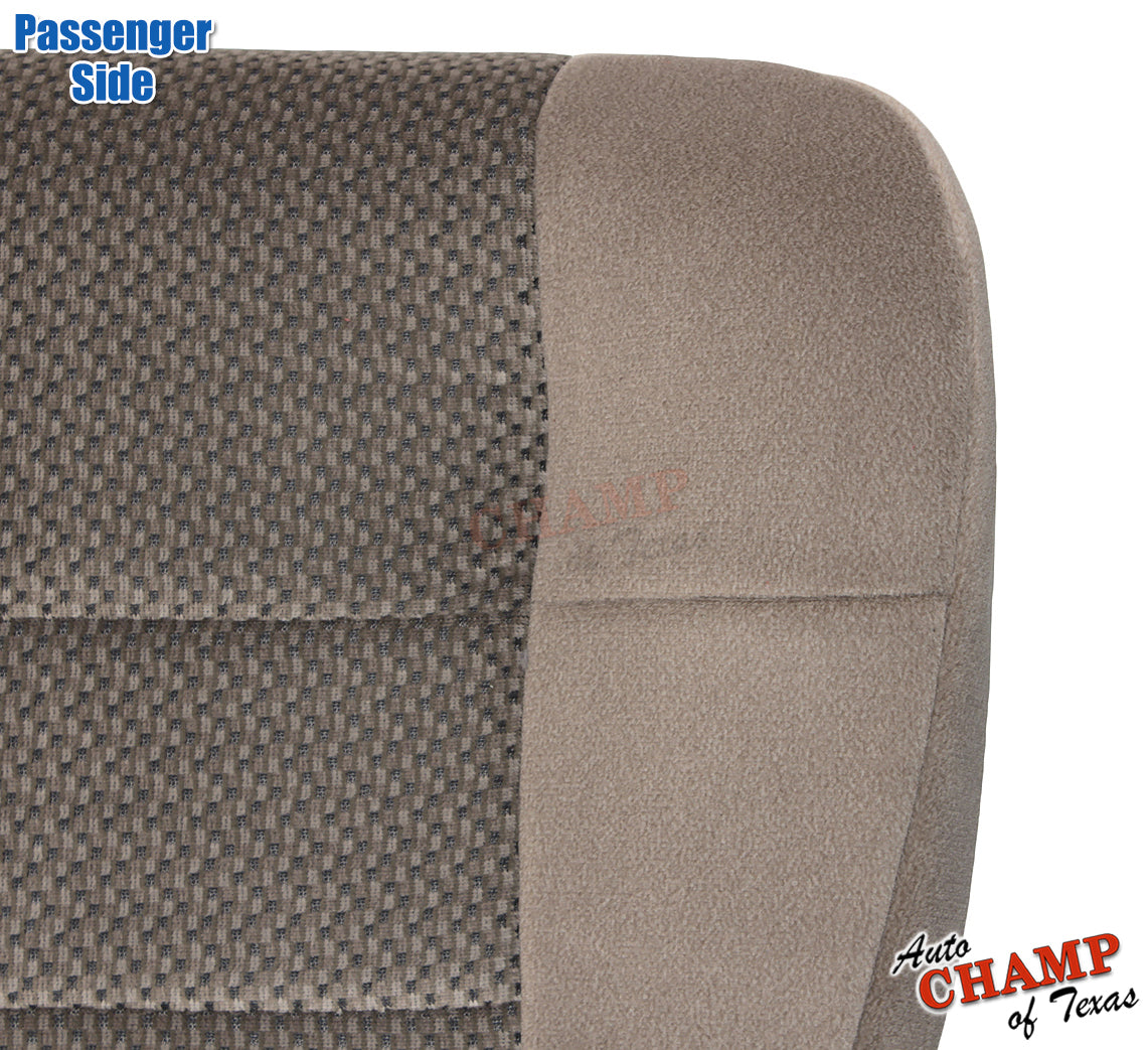 bench seat cloth cover tan passenger side ford f150 super cab 2001