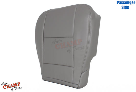 2000 2004 toyota tundra sequoia passenger seat backrest gray leather cover