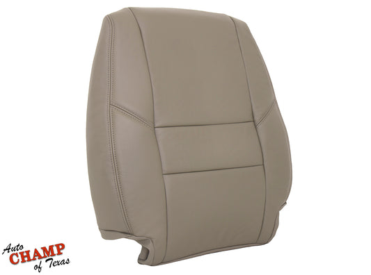 toyota sequoia lean back seat cover leather tan finish