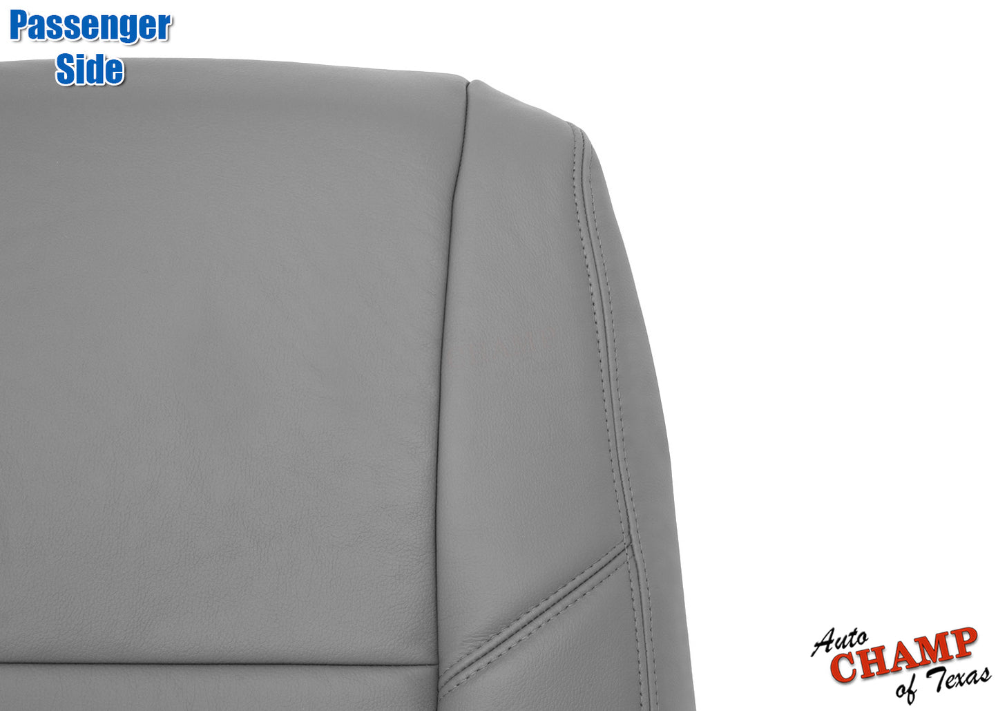 2000 2004 toyota tundra sequoia gray leather seat cover passenger side closeup