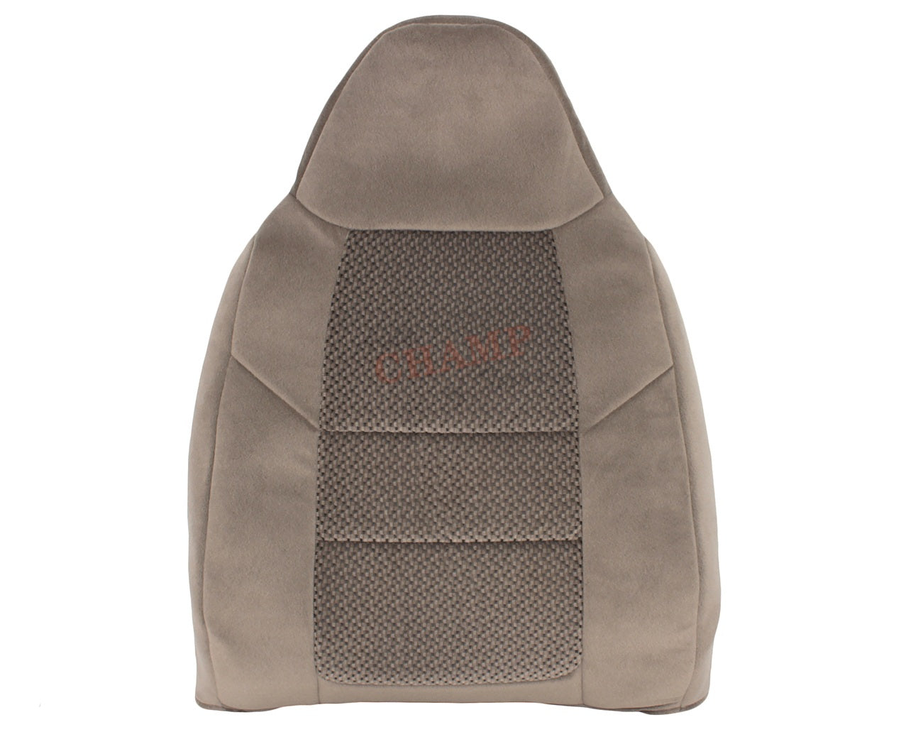 2001 ford f-250 xlt crew cab driver side tan cloth lean back seat cover