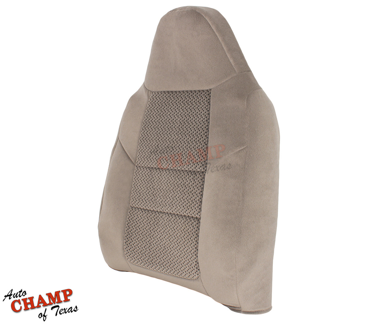 2001 ford f-250 xlt crew cab driver side tan cloth lean back seat cover