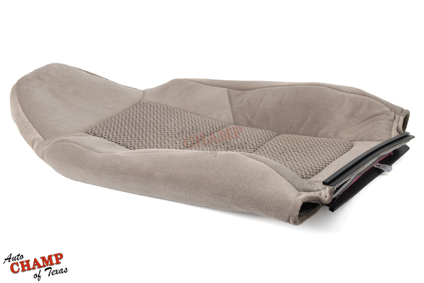 2001 ford f-250 xlt crew cab driver lean back tan cloth replacement seat cover