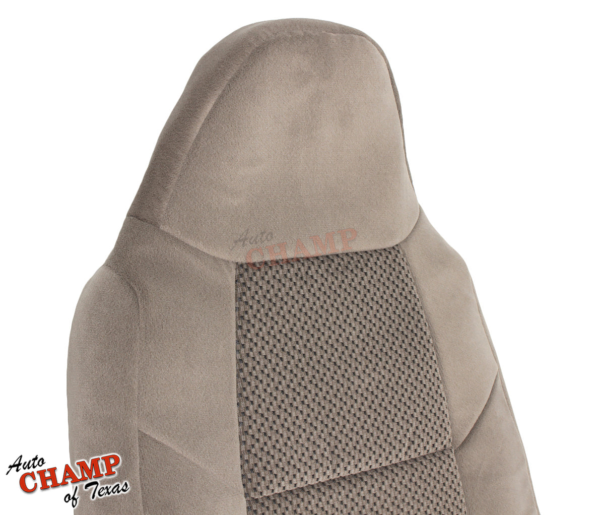 2001 ford f-250 xlt crew cab tan oem cloth driver lean back seat cover replacement