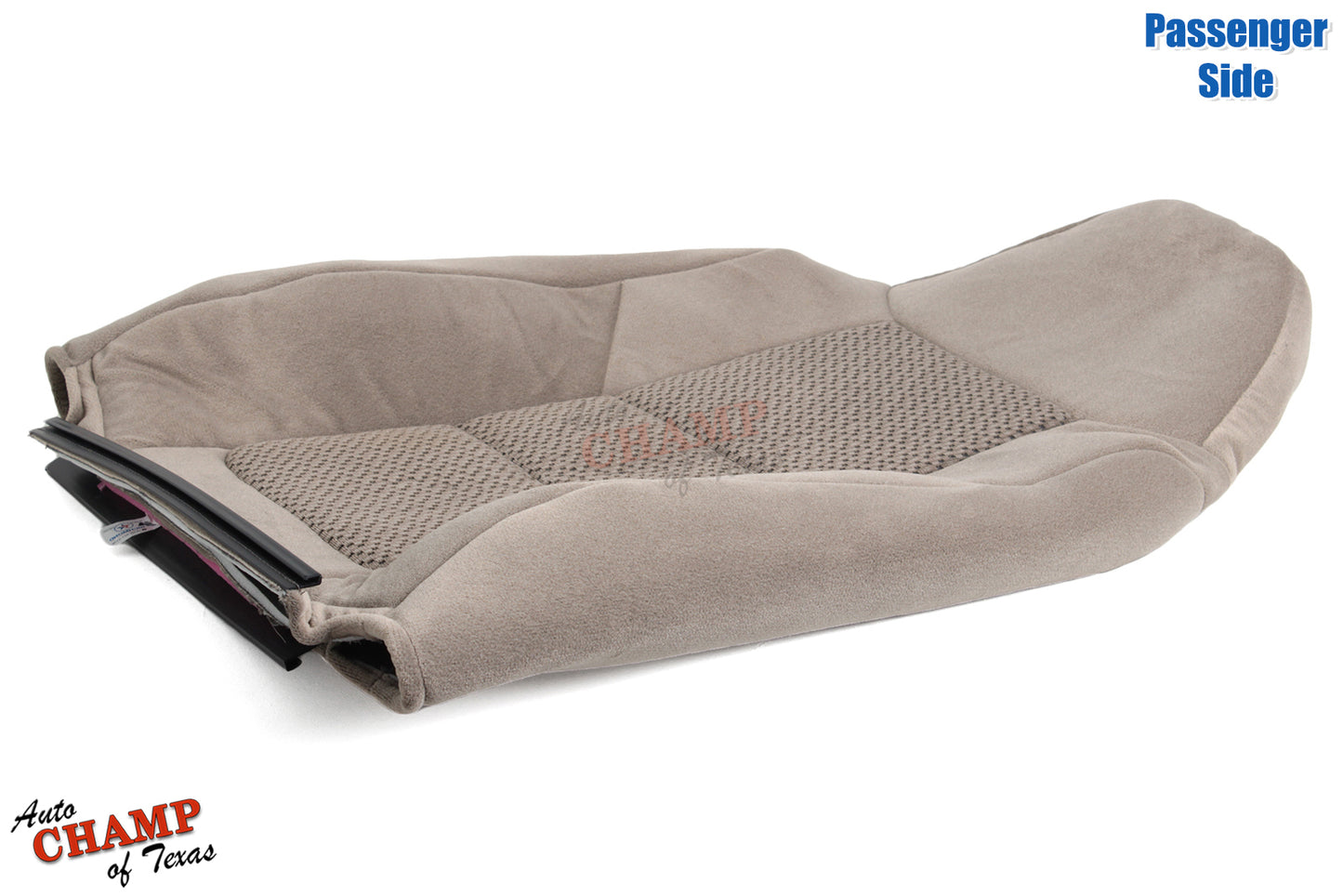 2001 ford f-250 xlt crew cab tan cloth seat cover passenger lean back oem