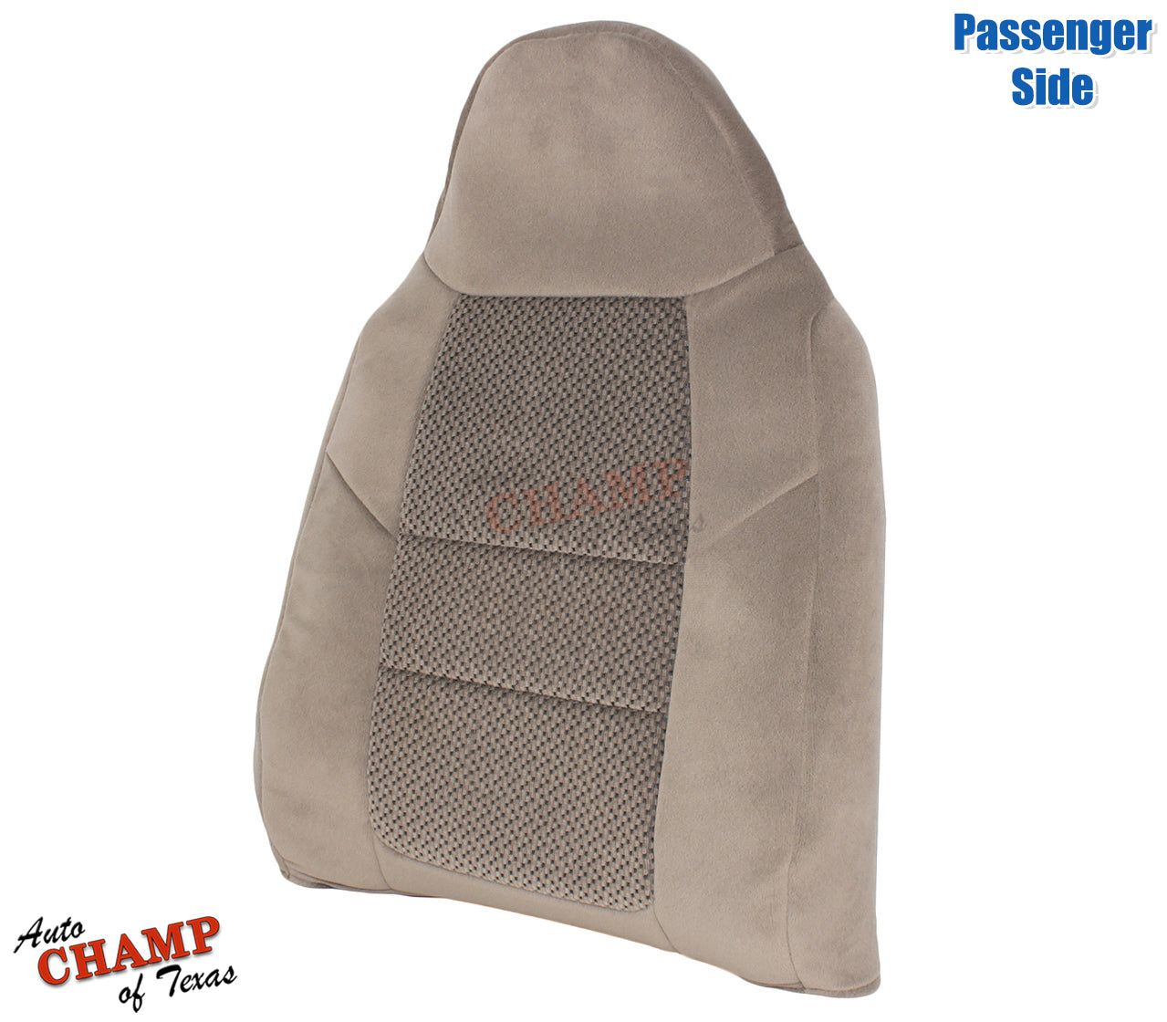 2001 ford f-250 xlt crew cab tan cloth oem passenger lean back seat cover