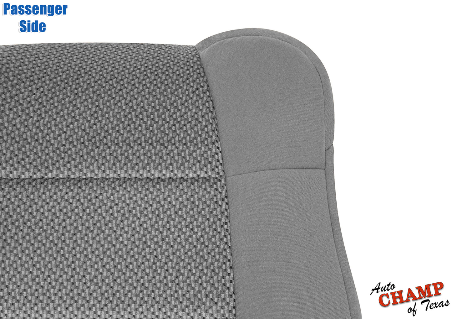 gray cloth lean back seat cover ford f150 2003 supercrew xlt passenger