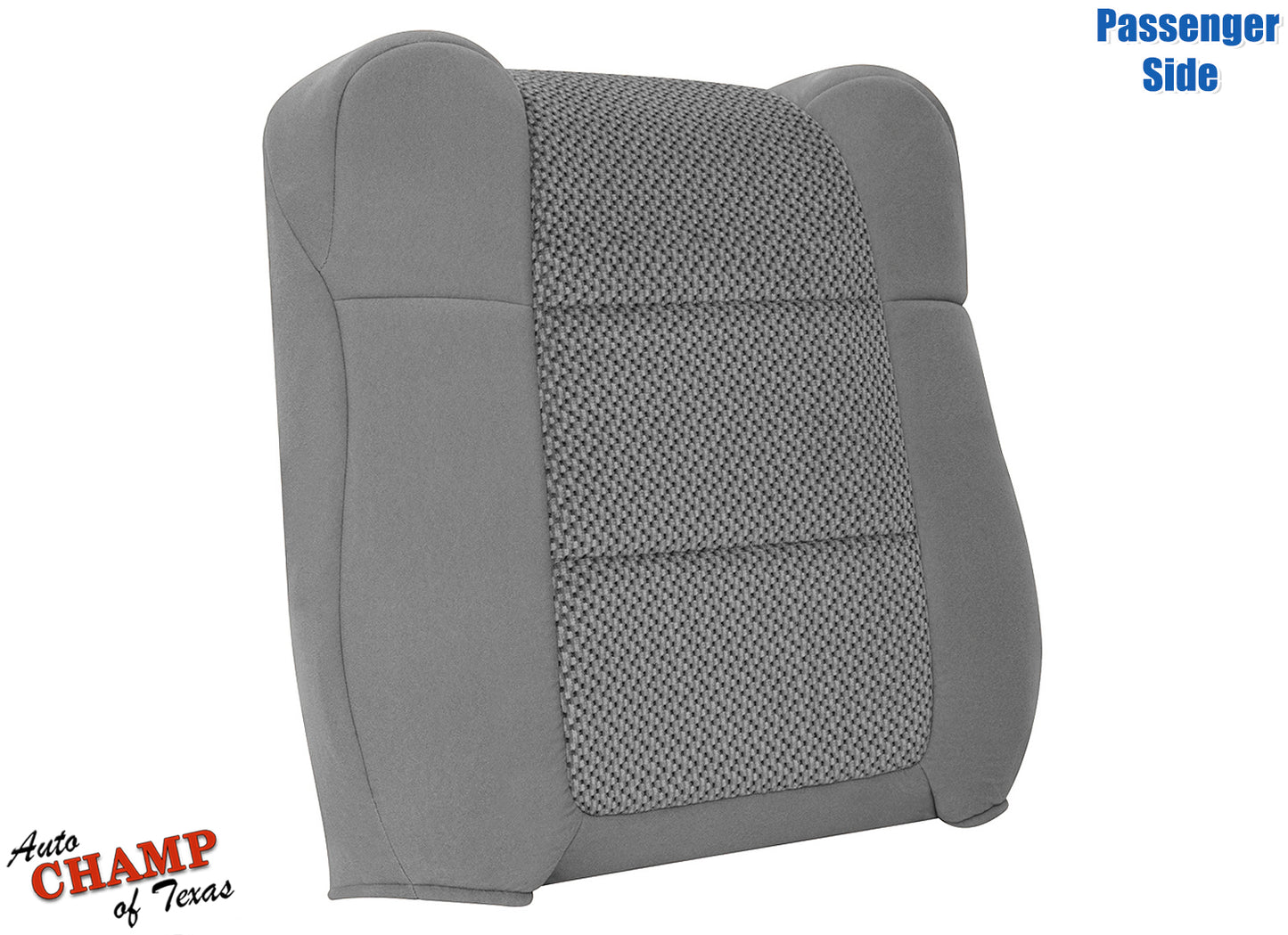 lean back cloth passenger seat cover ford f150 2003 gray