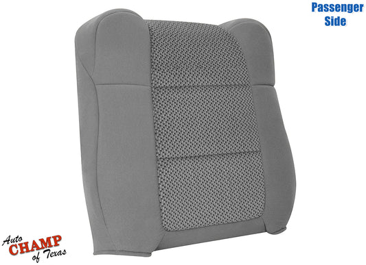 lean back cloth passenger seat cover ford f150 2003 gray