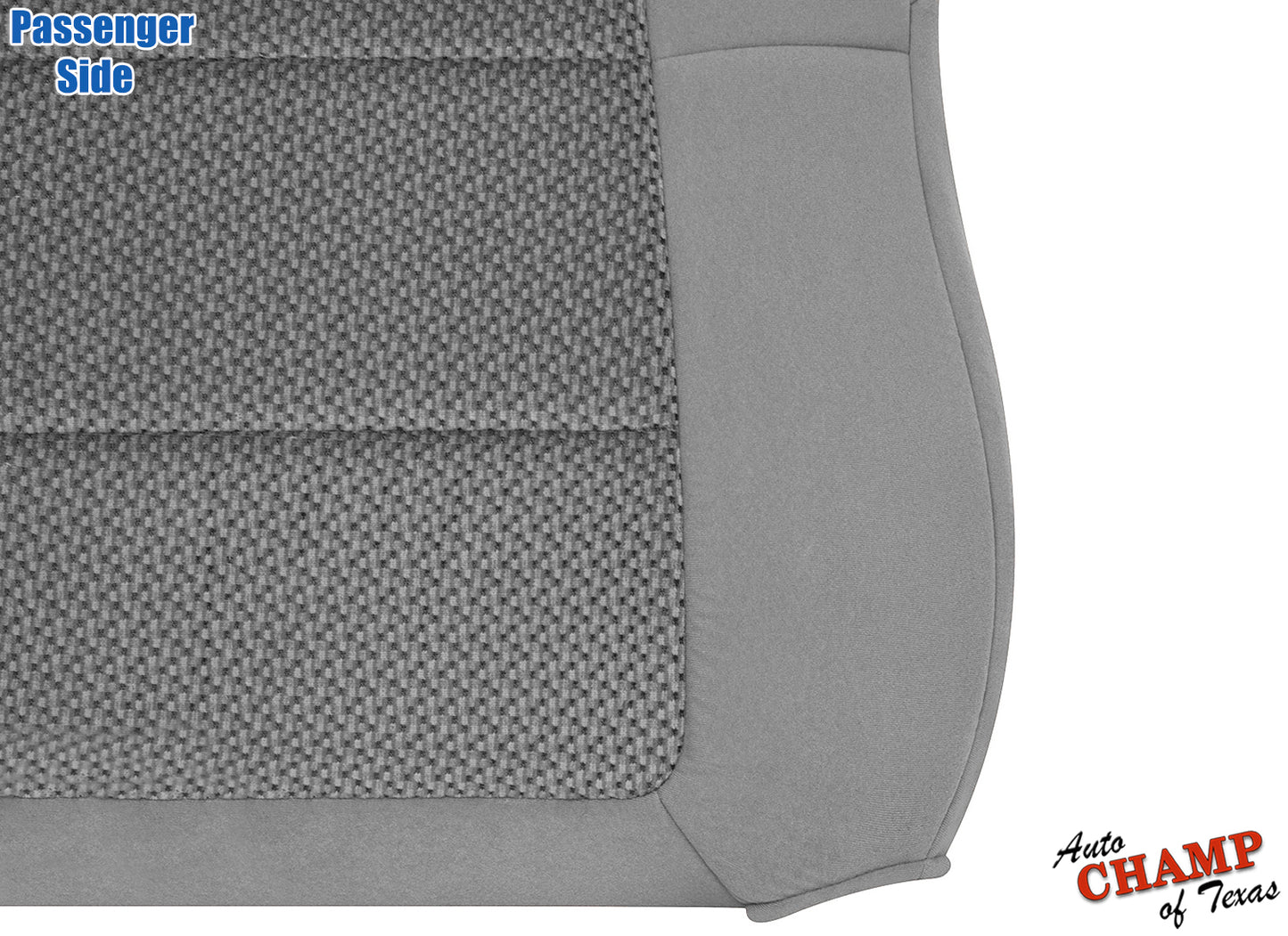 passenger seat back cover ford f150 supercrew 2003 gray