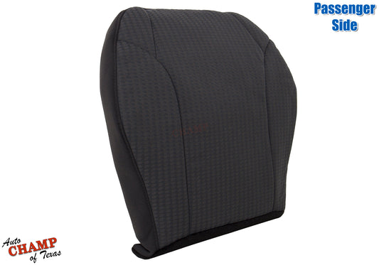 passenger bottom seat cover gray cloth jeep liberty oem style replacement fit