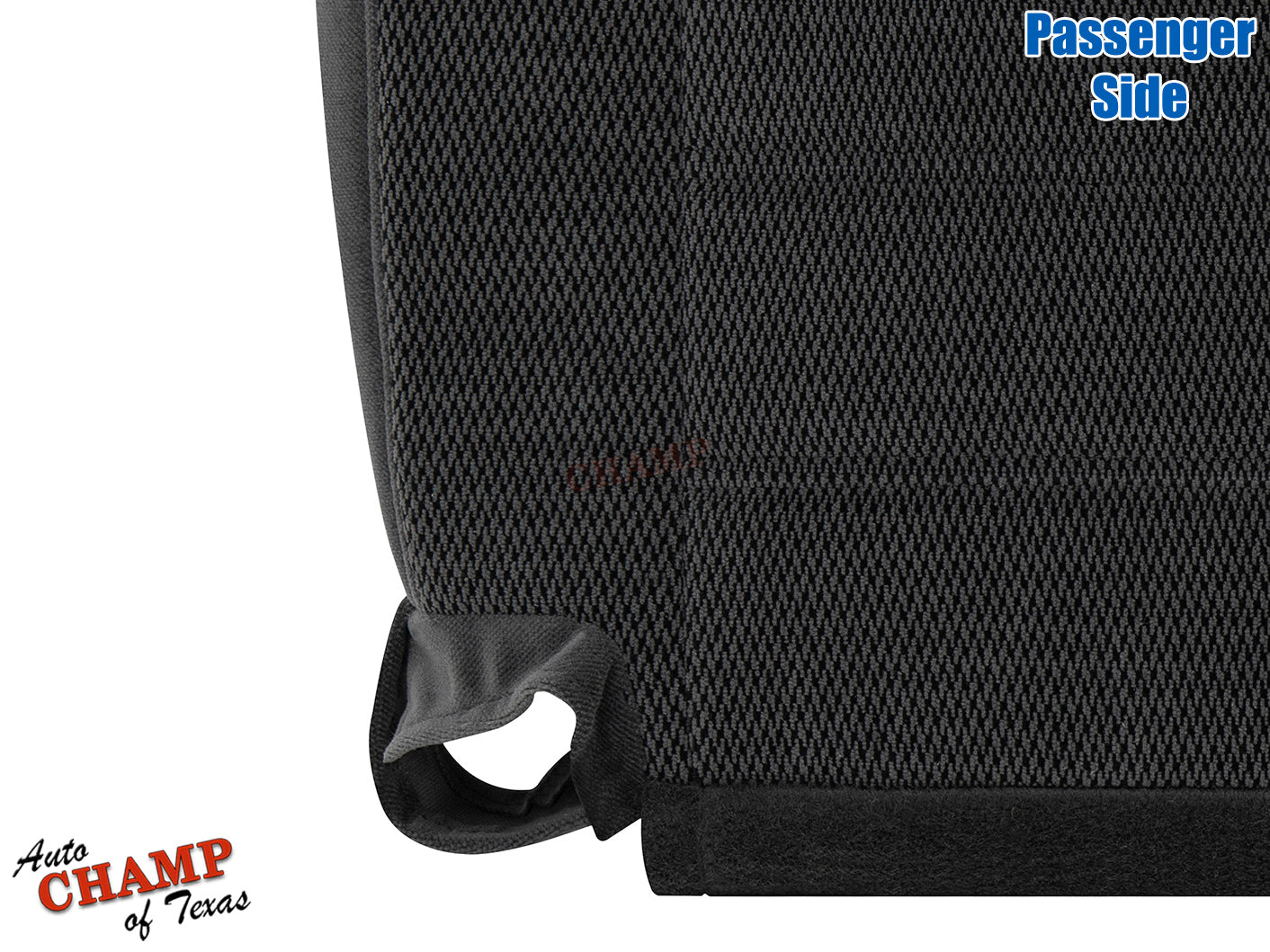 2002 2003 2004 2005 ford explorer xlt passenger side bottom seat cover gray cloth close up
