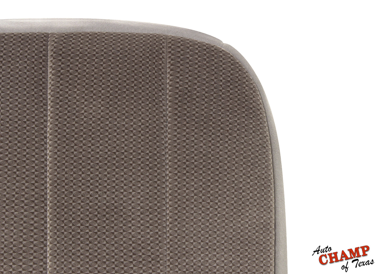 2002 2003 2004 2005 dodge ram seat cover driver backrest taupe cloth closeup