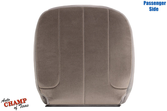 2002-2005 Dodge Ram 1500 SLT Passenger Side Lean Back Cloth Seat Cover Tan