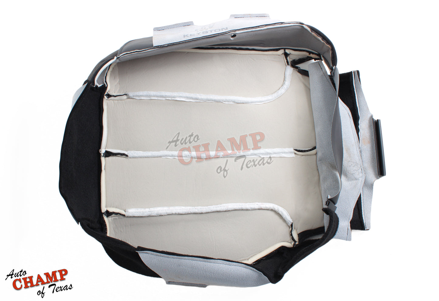 bottom foam strap view dodge ram 1500 seat cover