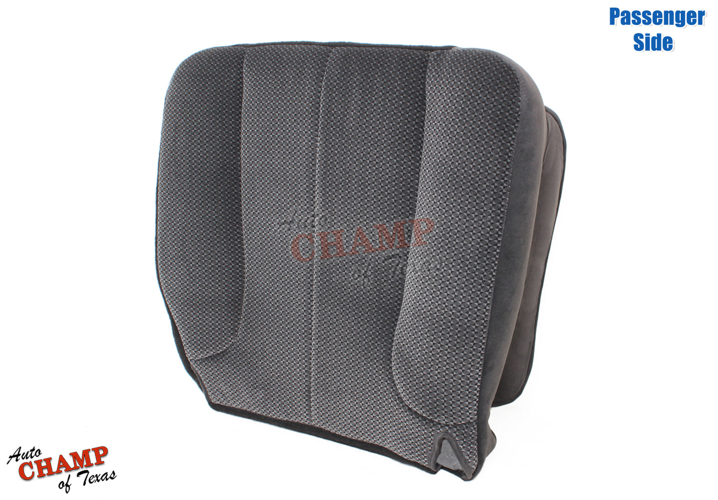 passenger side seat bottom cover dodge ram 3500 2003 2005 slt dark gray cloth