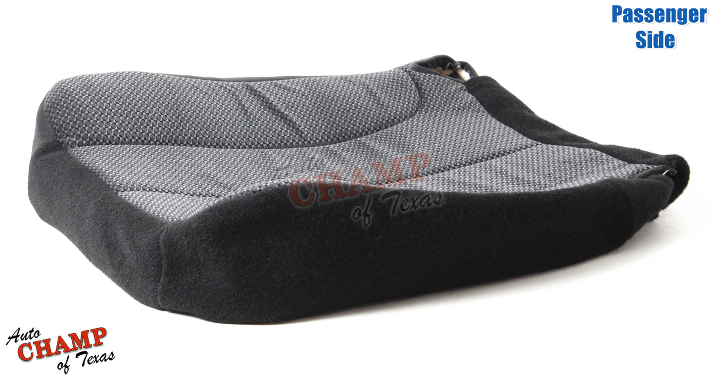 2003 2005 ram 3500 slt cloth passenger seat cover bottom dark gray cushion