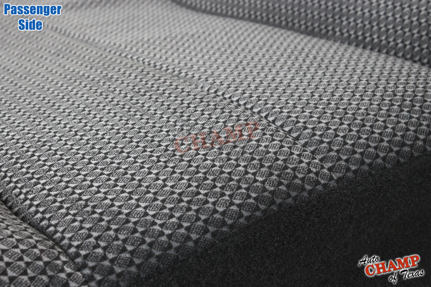 passenger seat bottom cloth cover dark gray 2003 2005 dodge ram 3500 slt