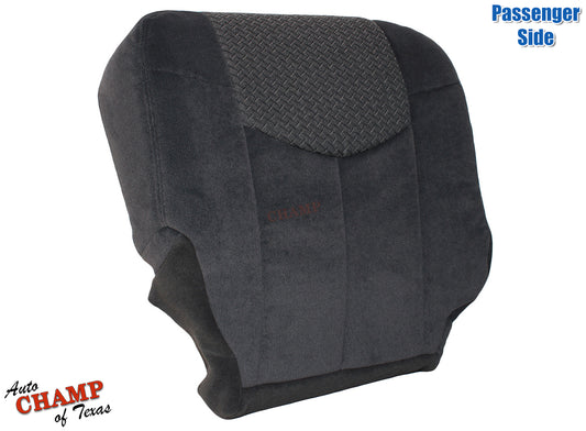2002 2006 chevy avalanche passenger seat cover bottom jet black cloth
