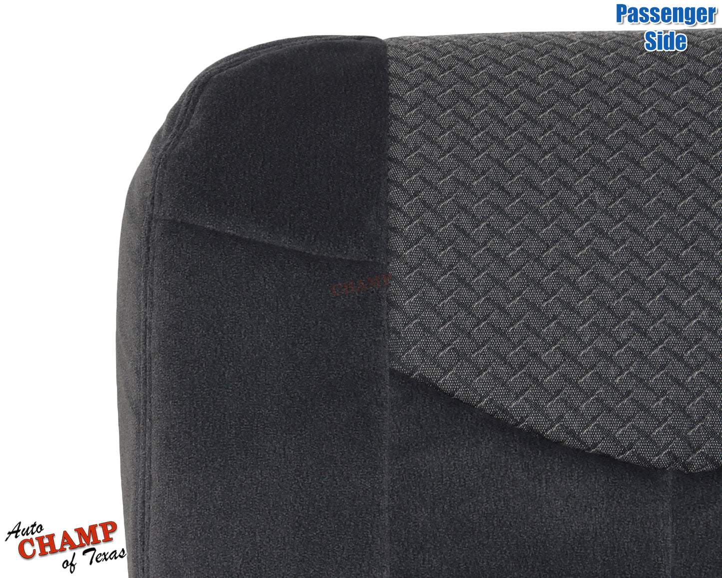 2002 chevy avalanche passenger bottom seat cover dark gray cloth replacement