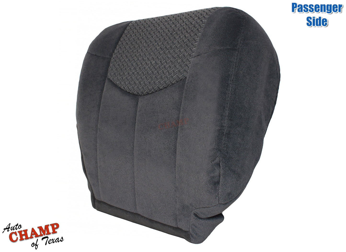2002 chevy avalanche seat cover passenger side bottom dark gray cloth