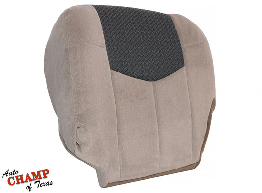 2015 2019 chevy avalanche driver seat bottom cloth dune tan black insert