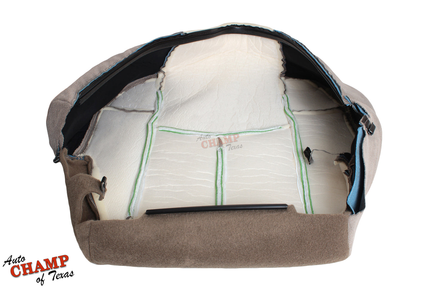 2002 chevy avalanche driver seat cover back view dune tan cloth