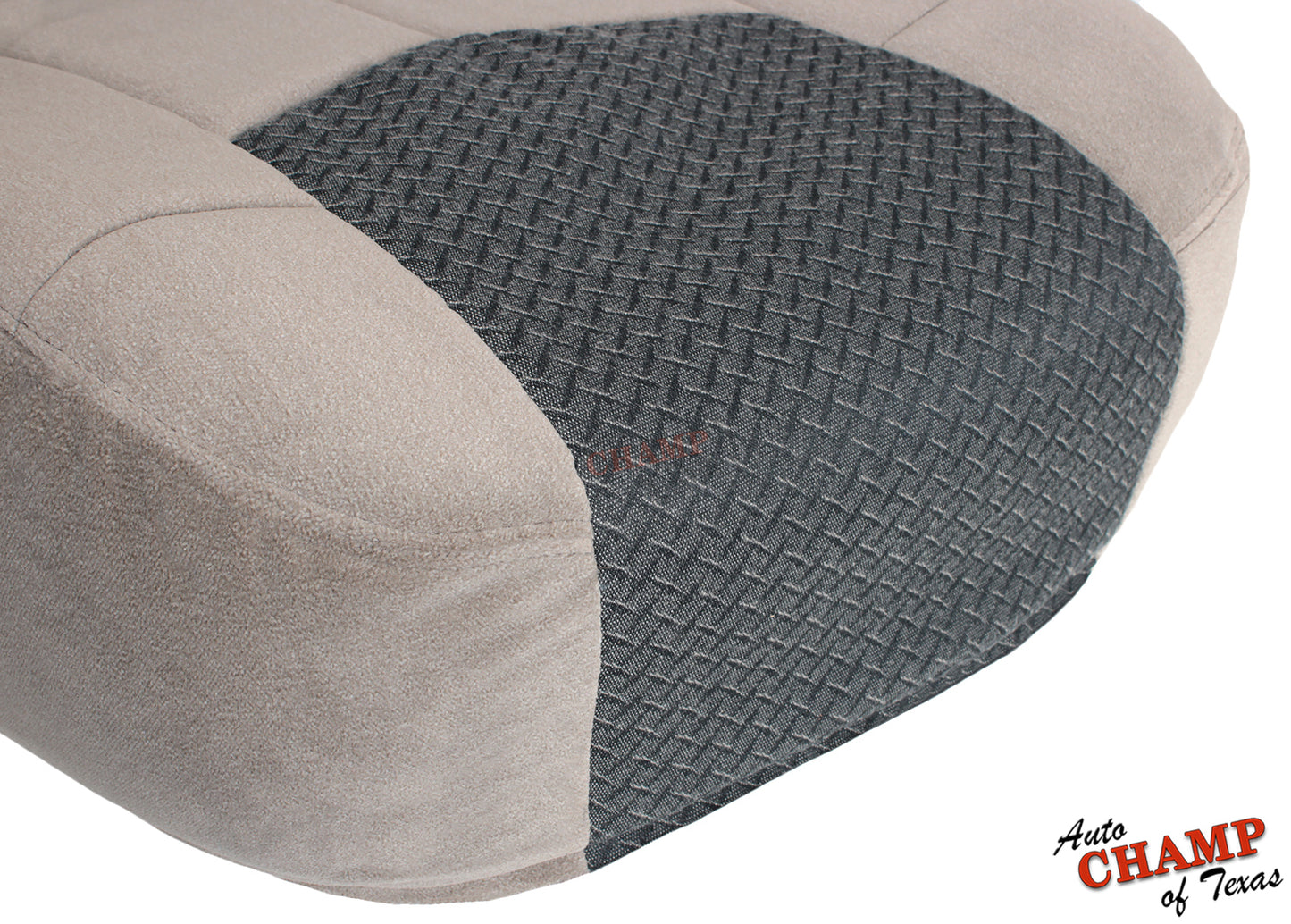 2002 chevy avalanche driver seat cover replacement closeup dune tan cloth