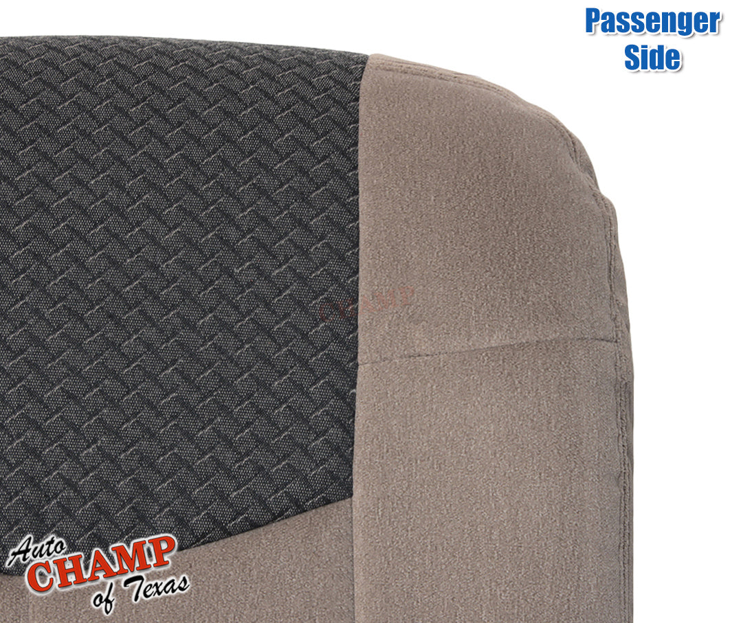 2015 2019 chevy avalanche passenger seat bottom cloth dune tan black insert