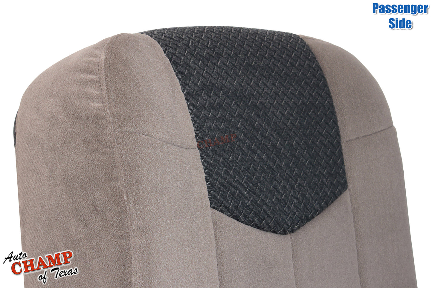 2015 2019 chevy avalanche passenger seat back cloth dune tan black insert