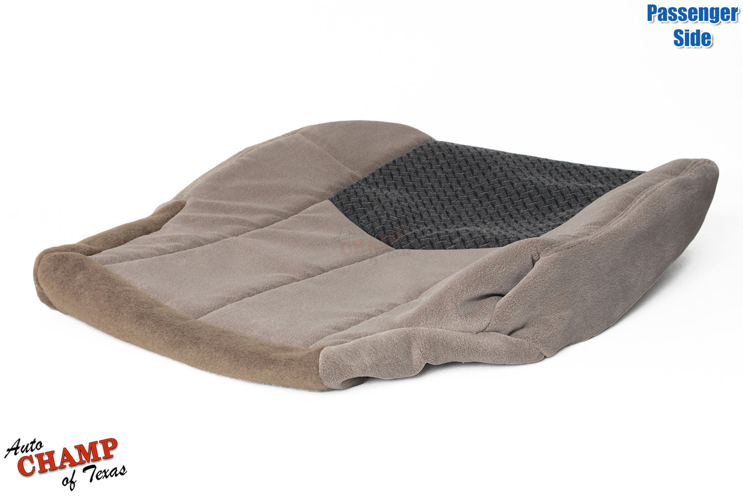 2002 2003 2004 chevy avalanche seat cover passenger side bottom view gray cloth