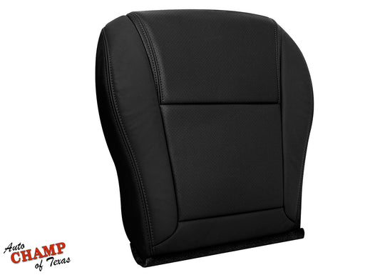 2003 honda pilot passenger black bottom leather seat cover perforated