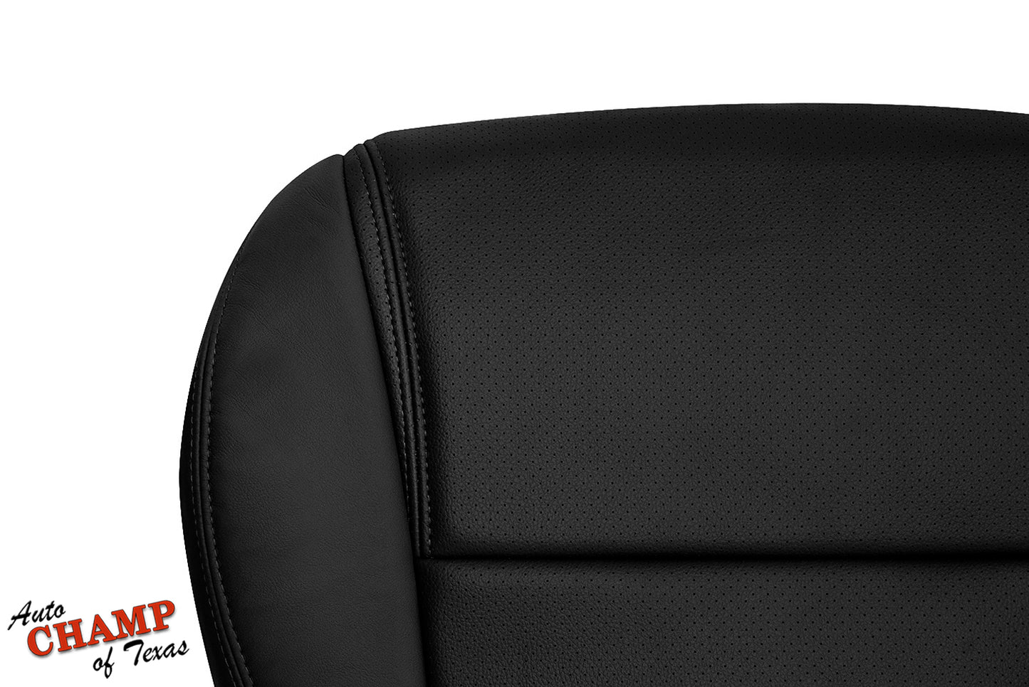 perforated black leather bottom cushion passenger seat 2004 pilot