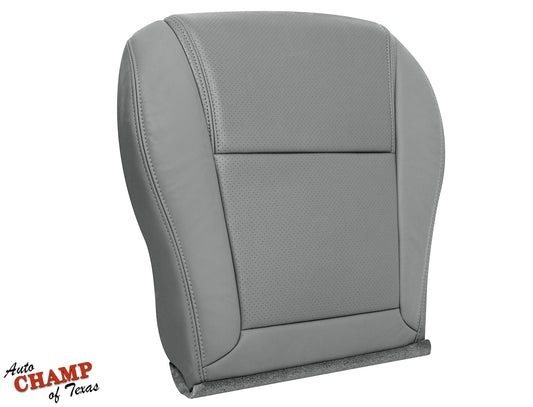 gray perforated leather driver side seat cover for honda pilot replacement