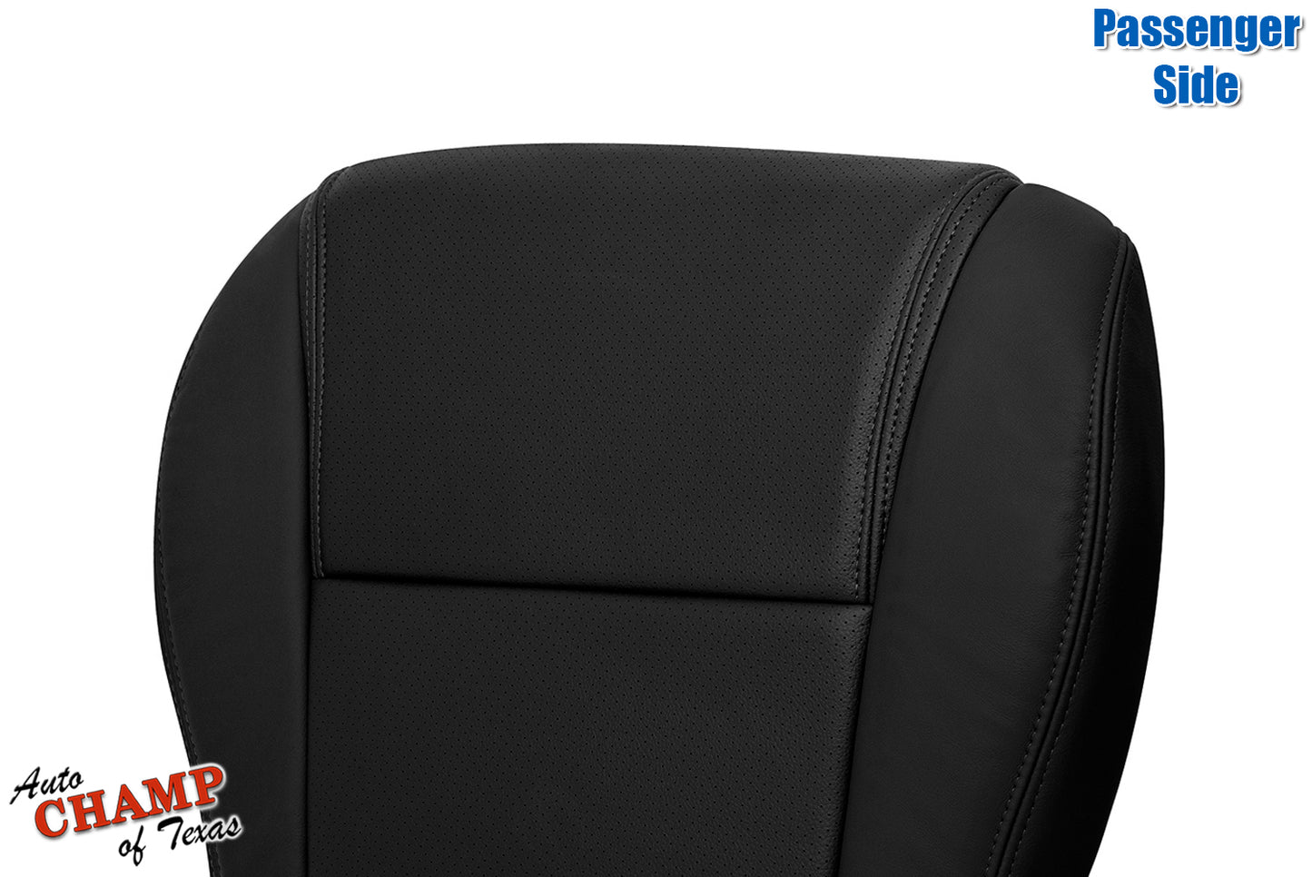 2003 honda pilot driver seat bottom black leather cover perforated