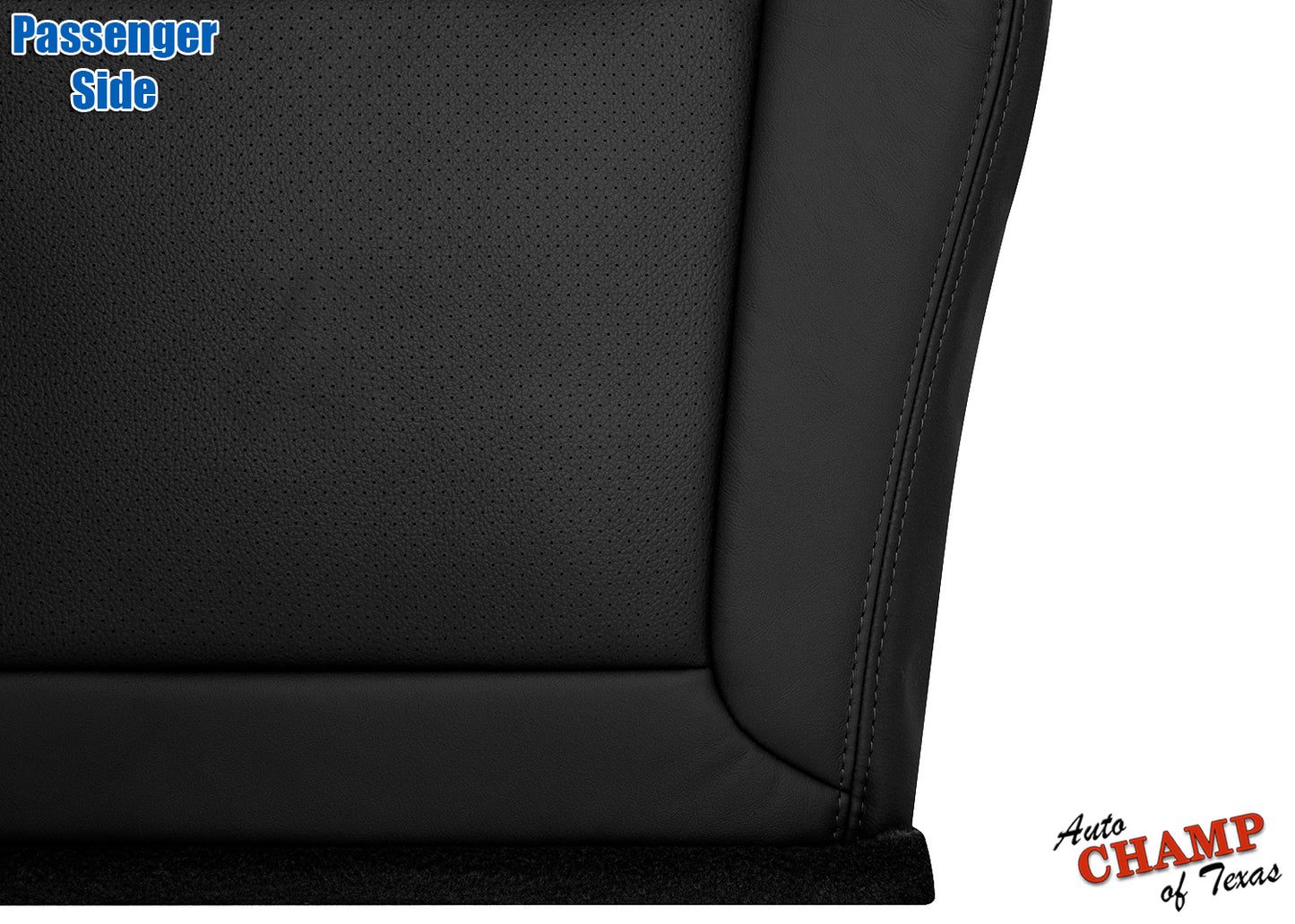 black oem leather driver base seat honda pilot 2004 cushion