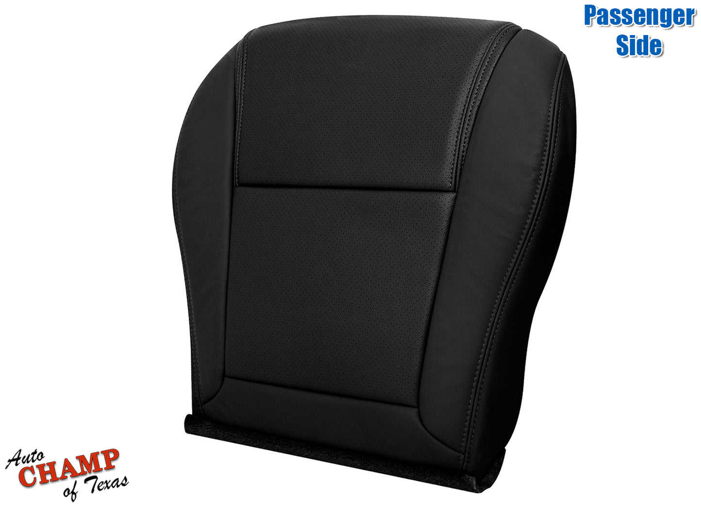 black seat base driver 2003 honda pilot perforated leather bottom