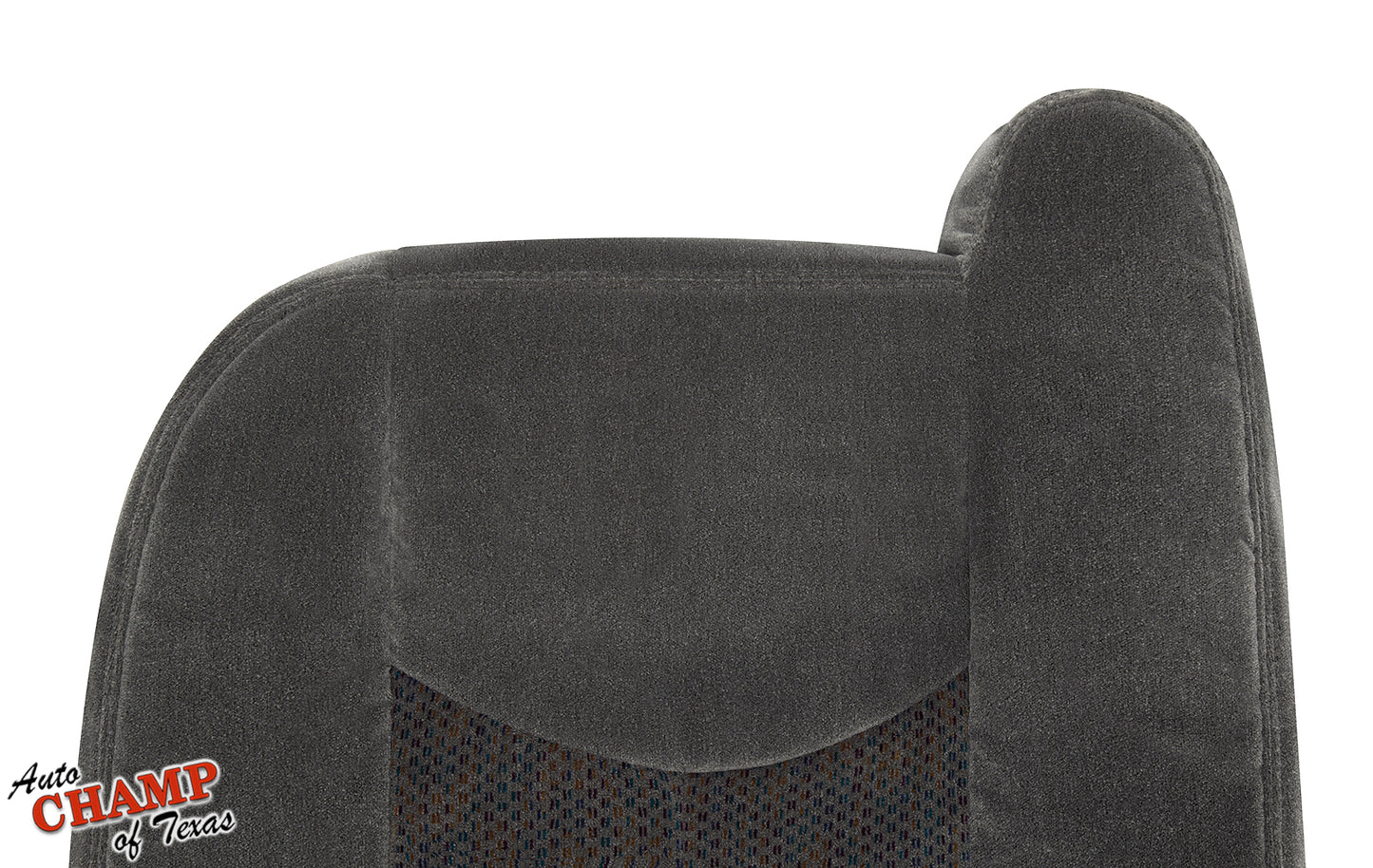 03 07 chevy silverado driver seat cloth cover dark gray close view replacement