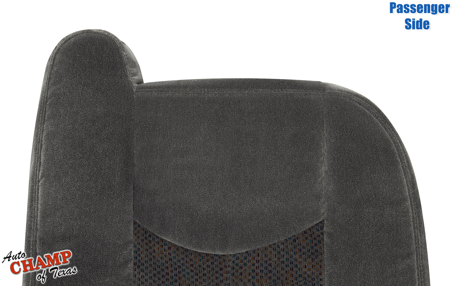 2003 2007 chevy silverado passenger lean back seat cover dark gray cloth