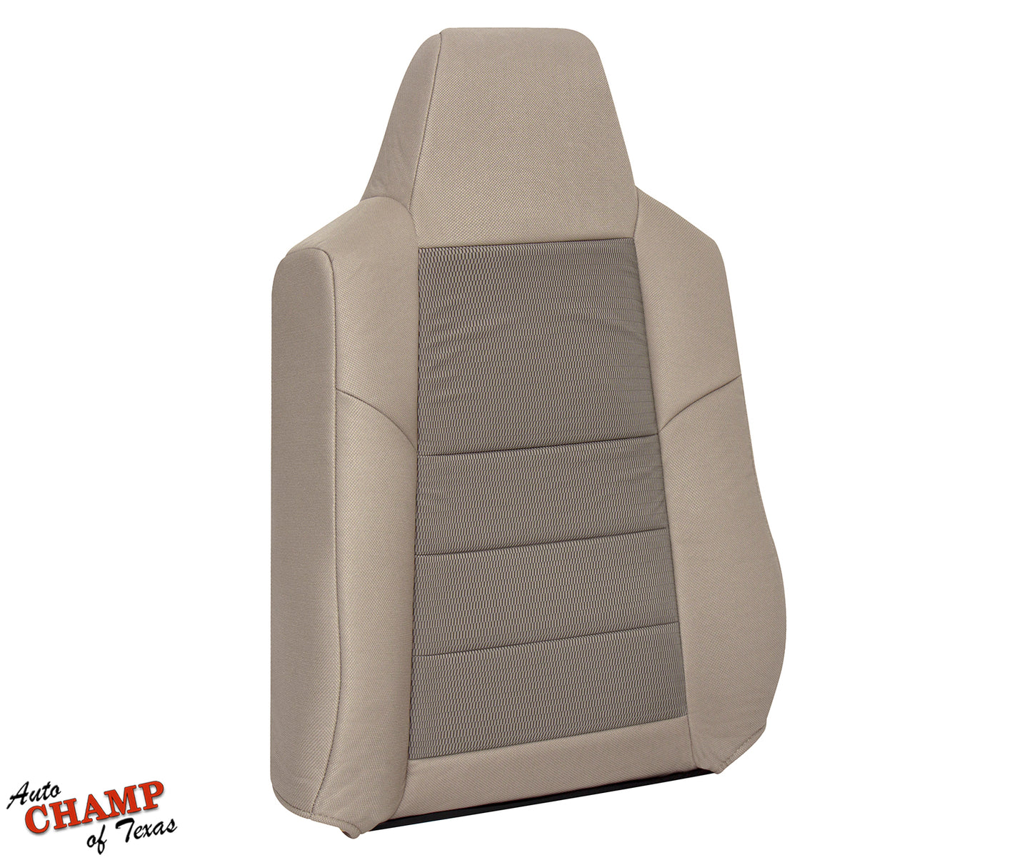 tan cloth seat cover ford f 250 driver lean back 2003 2007