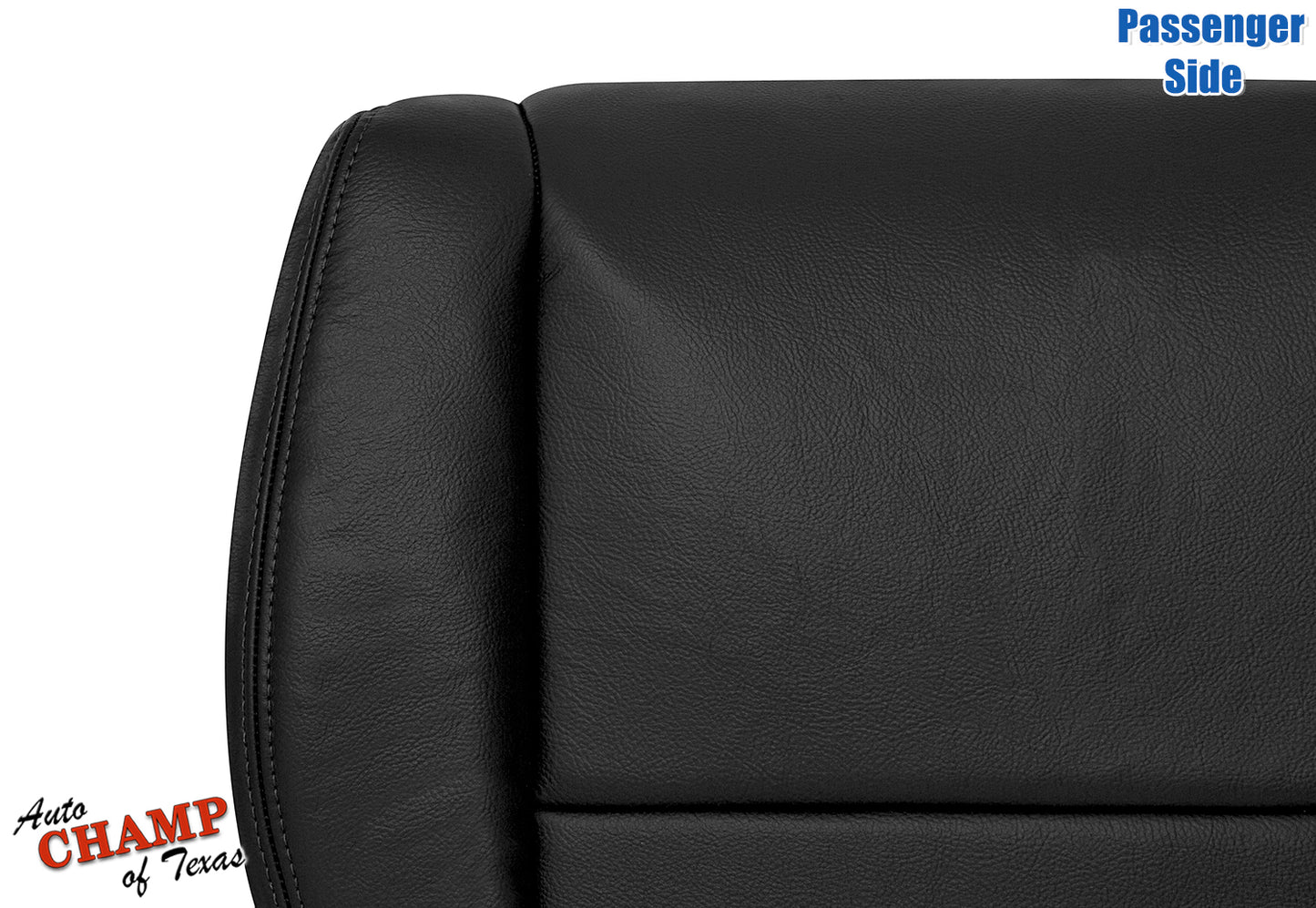 passenger seat replacement cover accord black leather