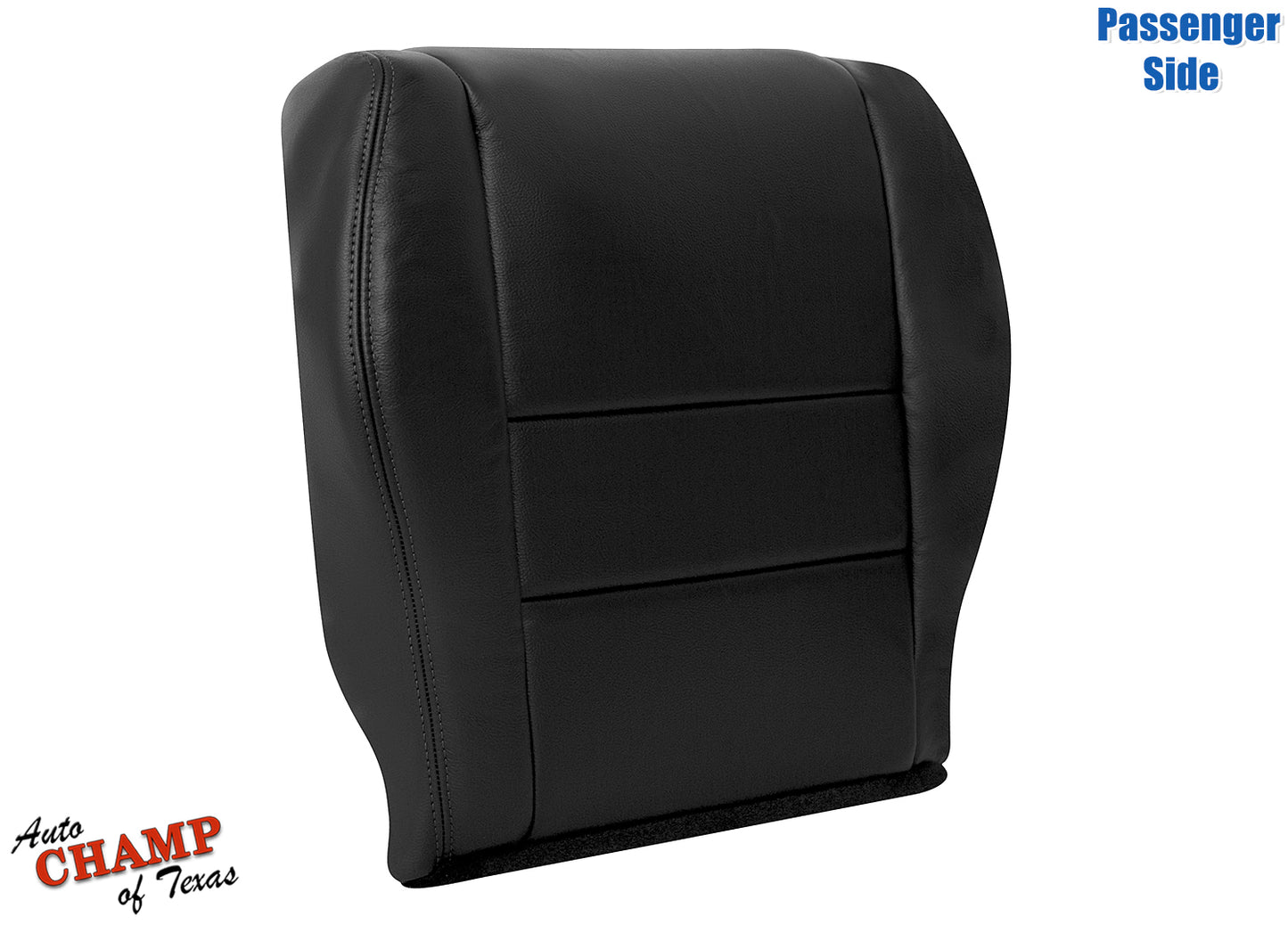 honda coupe black leather passenger seat