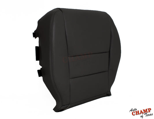 bottom seat leather cover black oem honda accord