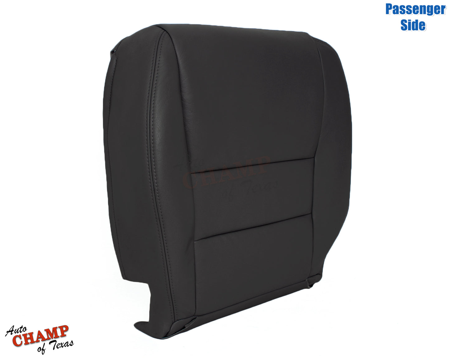 driver or passenger black bottom seat cover