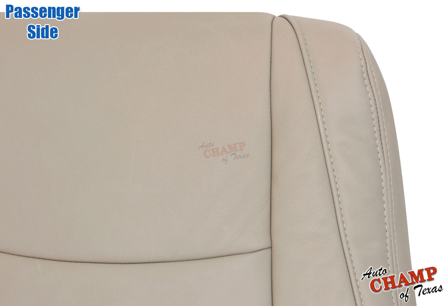 2003 2009 lexus gx470 passenger lean back seat cover tan leather close up seam
