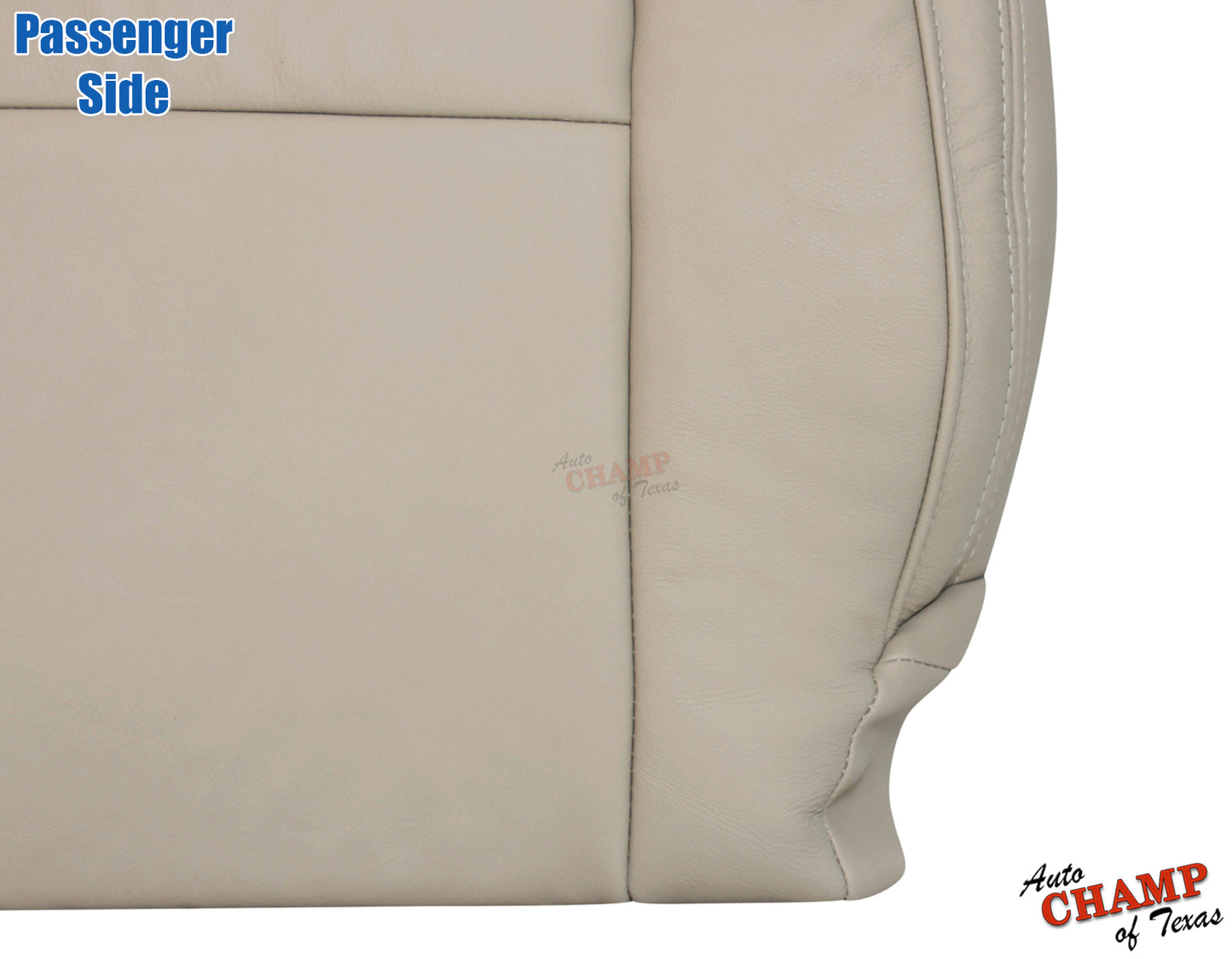 2003 2009 lexus gx470 passenger lean back seat cover tan leather close up